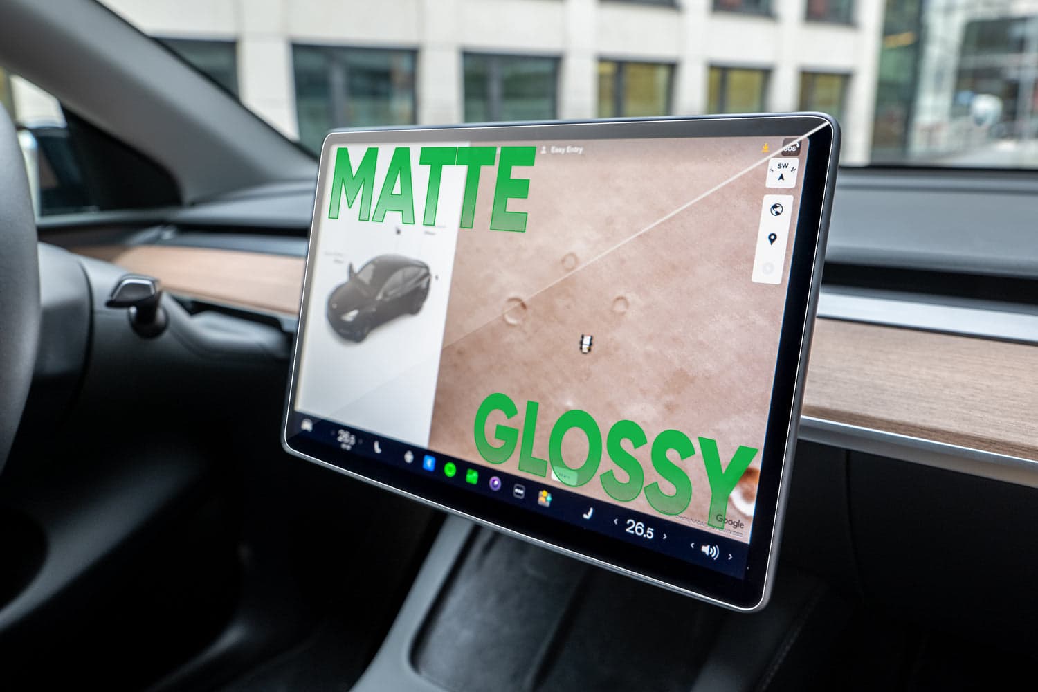 Premium-Displayschutzfolie für Tesla Model 3/Y